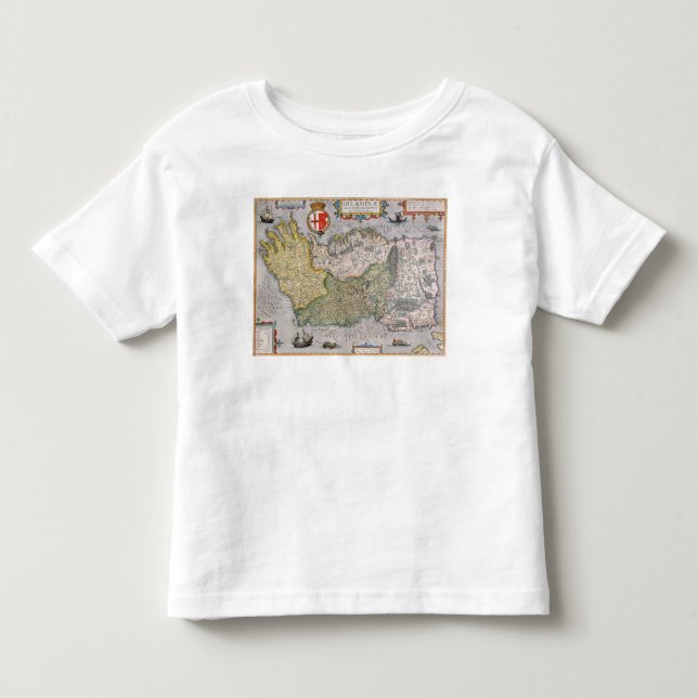 Map of Ireland Toddler T-shirt (Front)