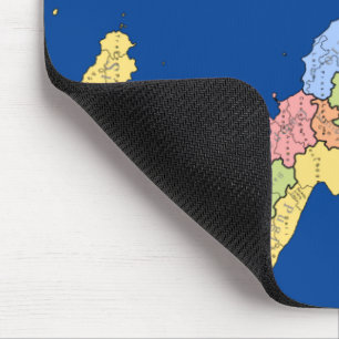 Map of Italy * Mapa de Italia Mouse Pad