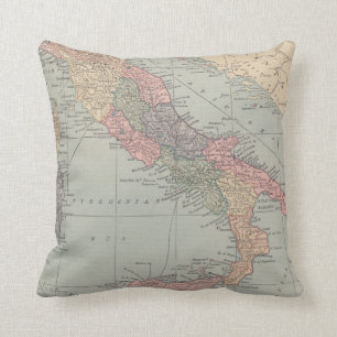 Map of Italy Pillow