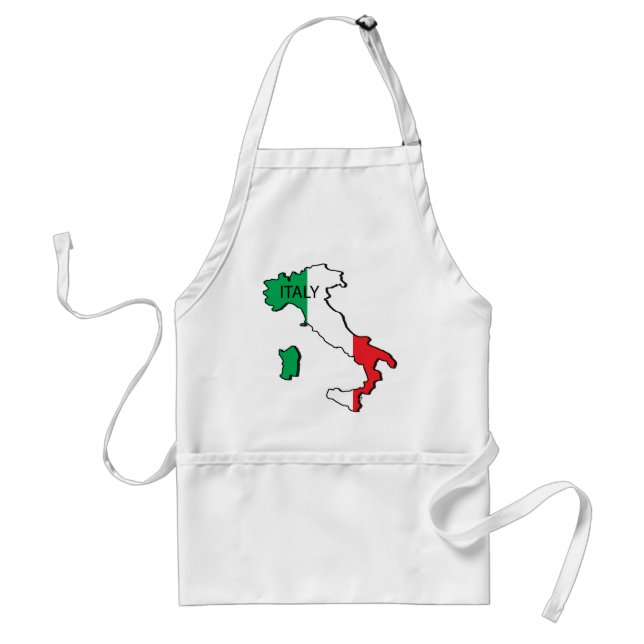 Map Of Italy Standard Apron (Front)