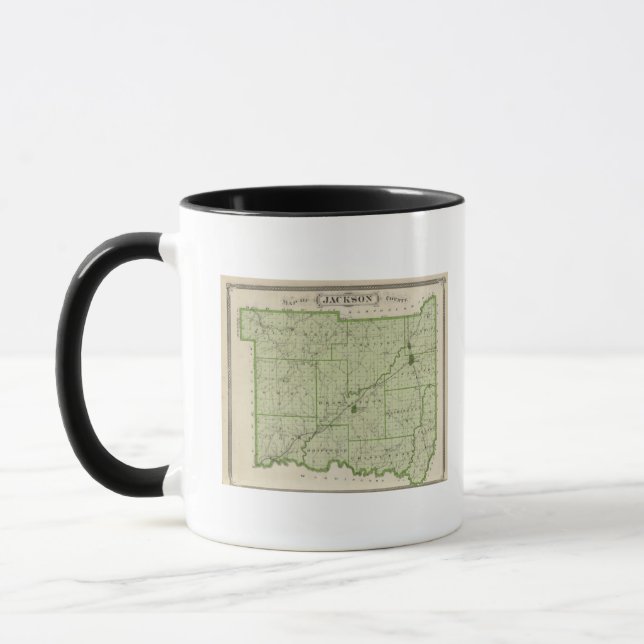 Map of Jackson County Mug (Left)