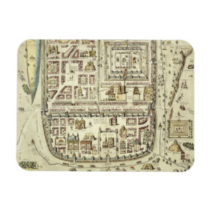 Map of Jerusalem and the surrounding area, from 'C Magnet