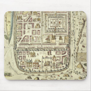 Map of Jerusalem and the surrounding area, from 'C Mouse Pad