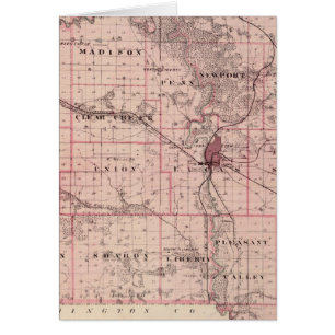 Map of Johnson County, State of Iowa