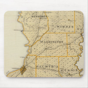 Map of Knox County Mouse Pad