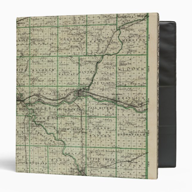 Map of La Salle County Binder (Front/Inside)