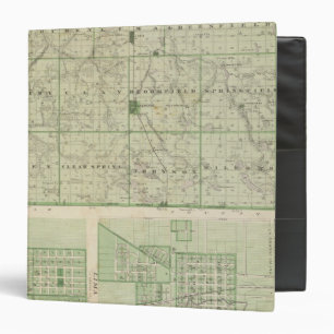 Map of Lagrange County with La Grange, Lima Binder