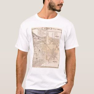 Map of Lake County with Lowell T-Shirt