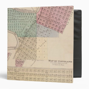 Map of Le Sueur, Map of Cleveland, Minnesota Binder