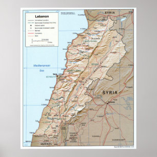 Map of Lebanon (2002) Poster