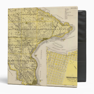 Map of Lee County and Montrose, State of Iowa Binder