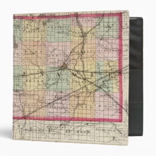 Map of Lenawee County, Michigan Binder