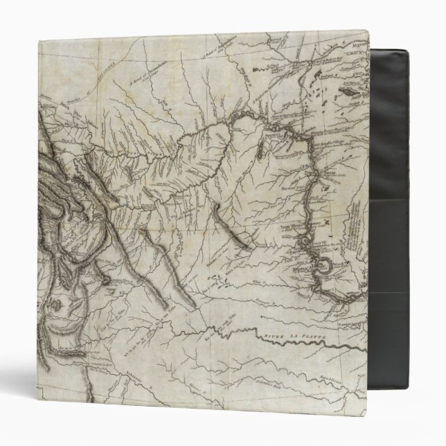 Map of Lewis and Clark's Track 2 Binder (Front/Inside)