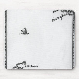 Map of Lilliput and Blefuscu Mouse Pad
