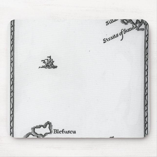 Map of Lilliput and Blefuscu Mouse Pad (Front)