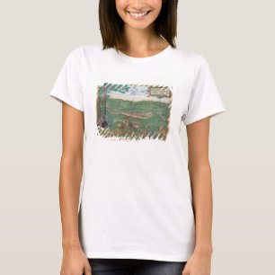 Map of Linz, from 'Civitates Orbis Terrarum' by Ge T-Shirt
