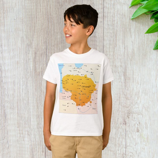 Map Of Lithuania T-Shirt (Creator Uploaded)