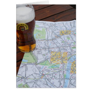 Map of London, England - Europe Travel to the UK
