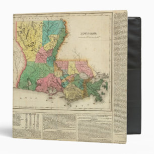 Map Of Louisiana Binder