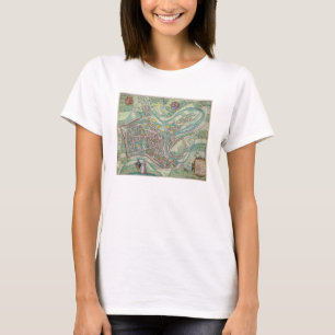 Map of Luxembourg, from 'Civitates Orbis Terrarum' T-Shirt