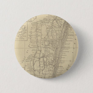 Map of Madagascar 2 Inch Round Button