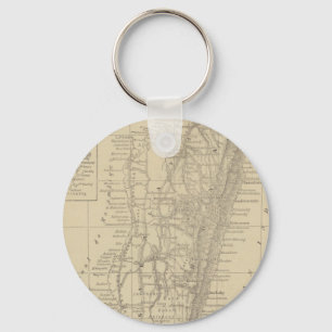 Map of Madagascar Keychain