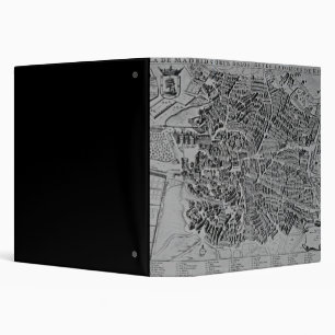 Map of Madrid Binder