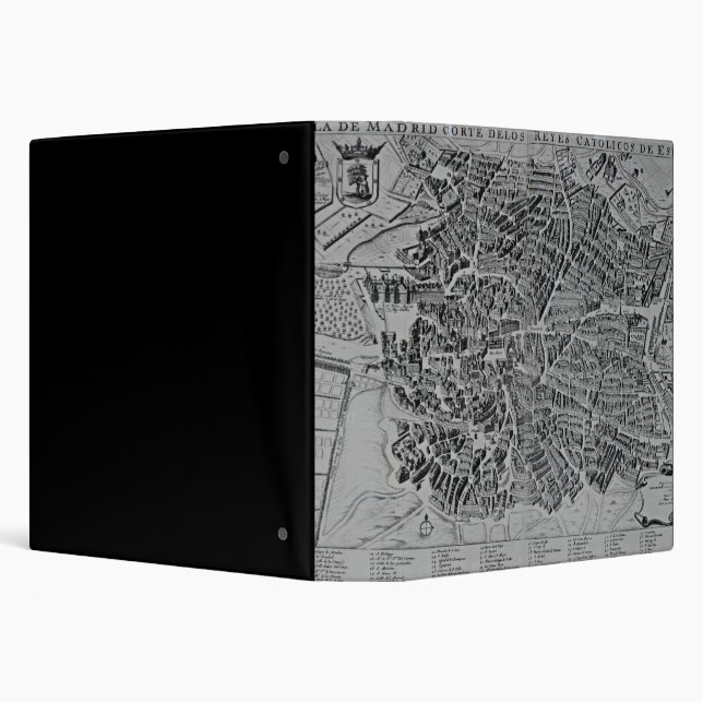 Map of Madrid Binder (Background)