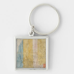 Map of Maine Keychain