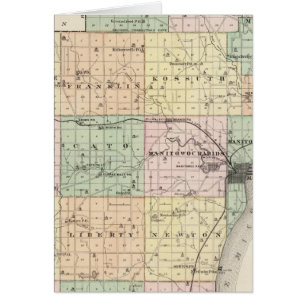 Map of Manitowoc County, State of Wisconsin