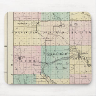 Map of Marquette County & Westfield Mouse Pad