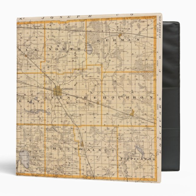 Map of Marshall County Binder (Front/Inside)