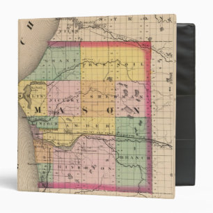 Map of Mason County, Michigan Binder