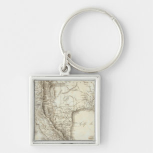 Map of Mexico and neighbouring countries Keychain