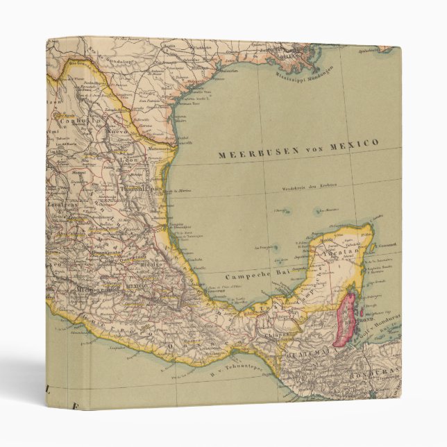 Map of Mexico Binder (Front/Spine)