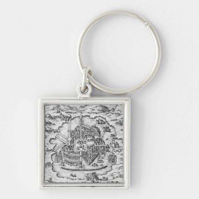 Map of Mexico Keychain (Front)