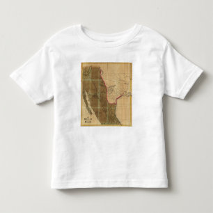 Map of Mexico Showing the Seat of War Toddler T-shirt