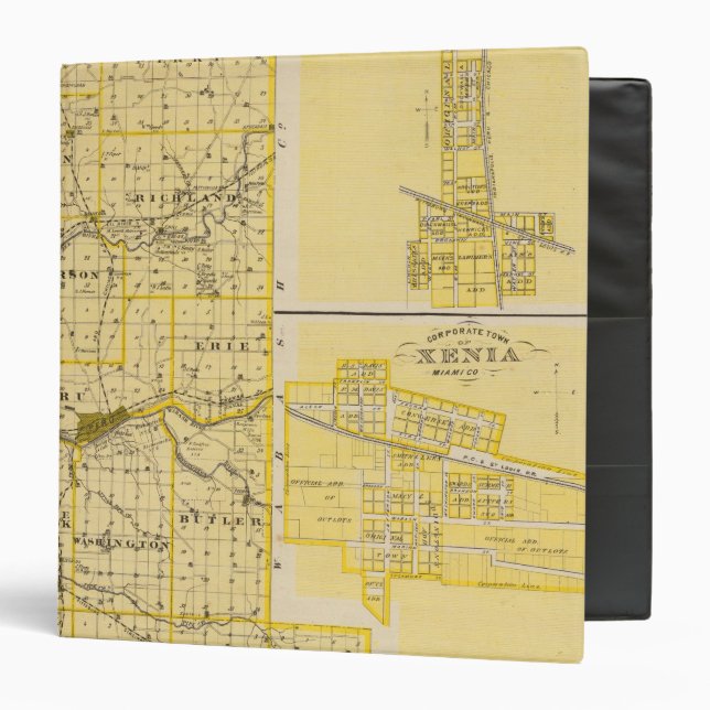 Map of Miami County Binder (Front/Inside)
