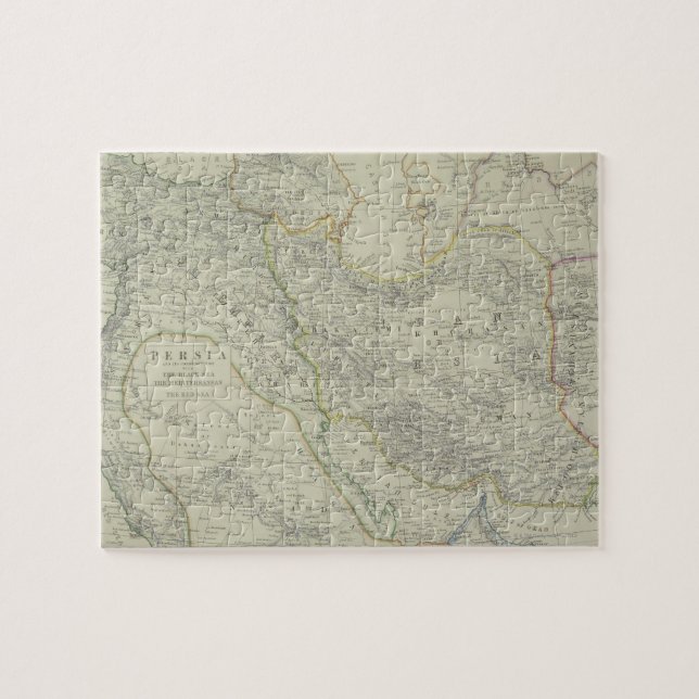 Map of Middle East Jigsaw Puzzle (Horizontal)