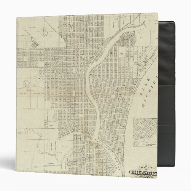 Map of Milwaukee Binder (Front/Inside)