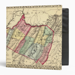 Map of Mineral, Hampshire counties Binder