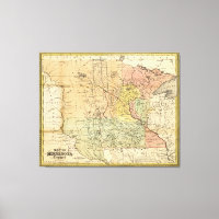 Map of Minnesota Territory (1852)