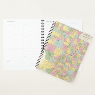 Map of Mississippi, Louisiana & Arkansas Planner
