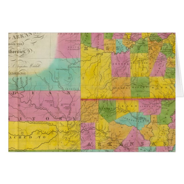 Map of Missouri (Front Horizontal)