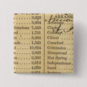 Map of Missouri 2 Inch Square Button