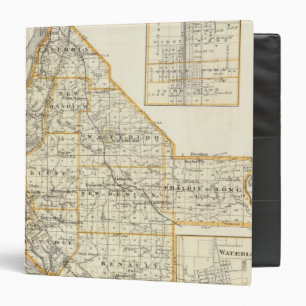 Map of Monroe County, DuQuoin and Waterloo Binder
