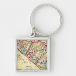 Map of Morgan, Berkeley, and Jefferson counties Keychain