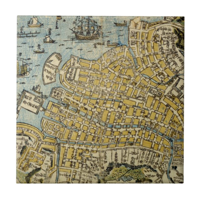 Map of Nagasaki Tile (Front)