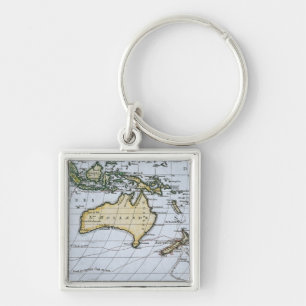 Map of New Holland Keychain