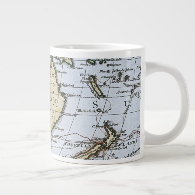 Map of New Holland Large Coffee Mug (Right)
